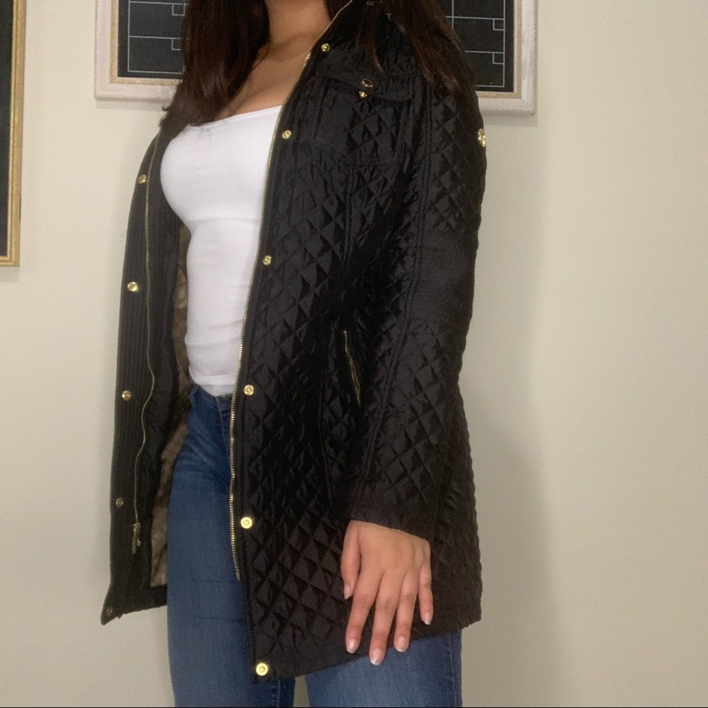 Mid-length Black Coat